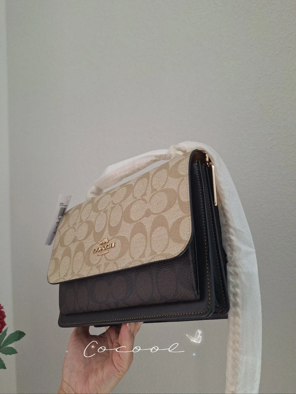 NWT Coach Klare Crossbody Bag In Blocked Signature CanvasCD866 - $428